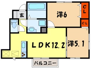 ウィット垂水の物件間取画像